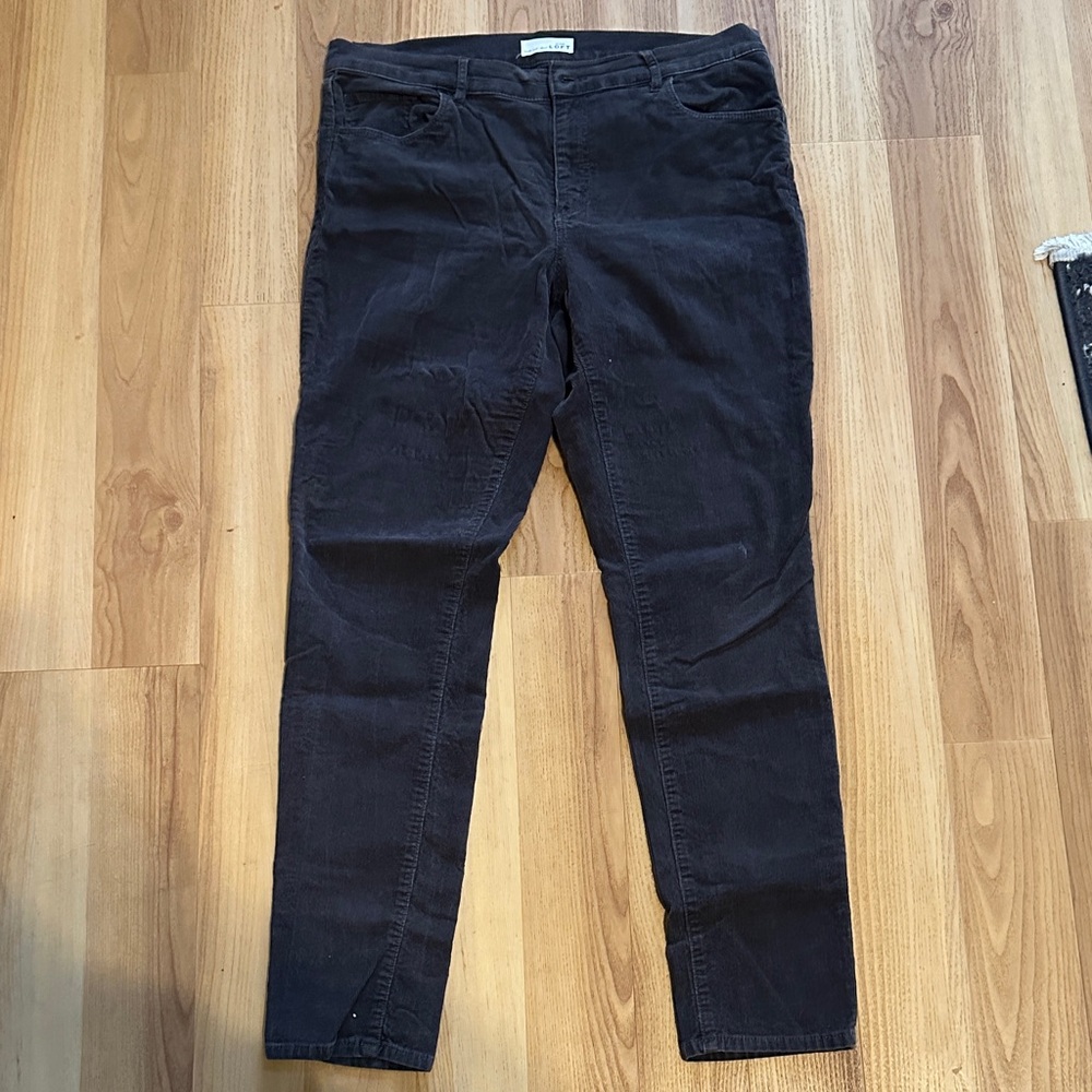 LOFT Women's Dark Gray Skinny Jeans
